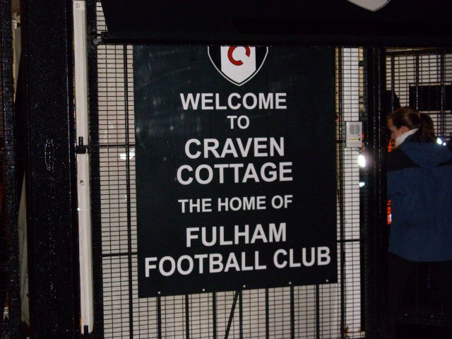 Welcome to Craven Cottage
